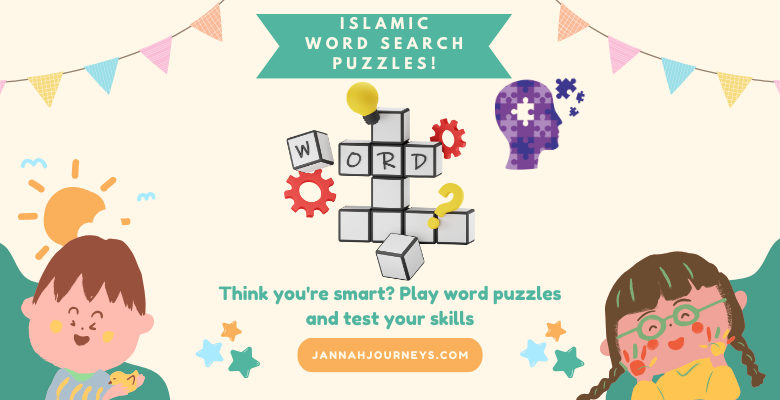 Free Islamic word search puzzles | Jannah Journeys