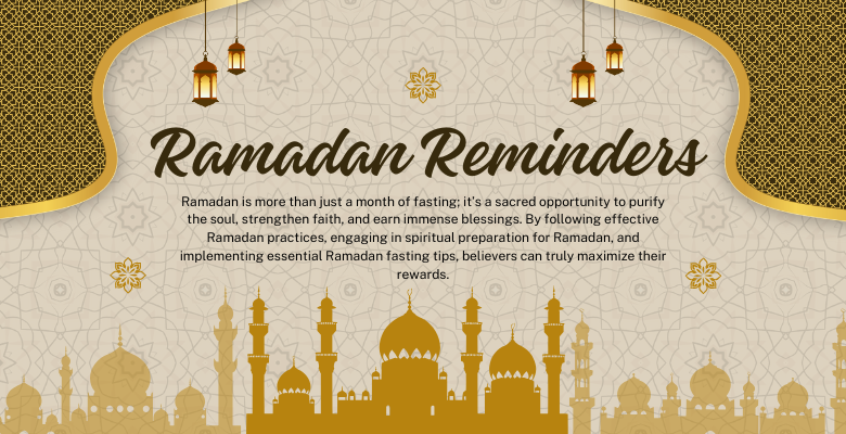 Ramadan Reminders | Jannah Journeys